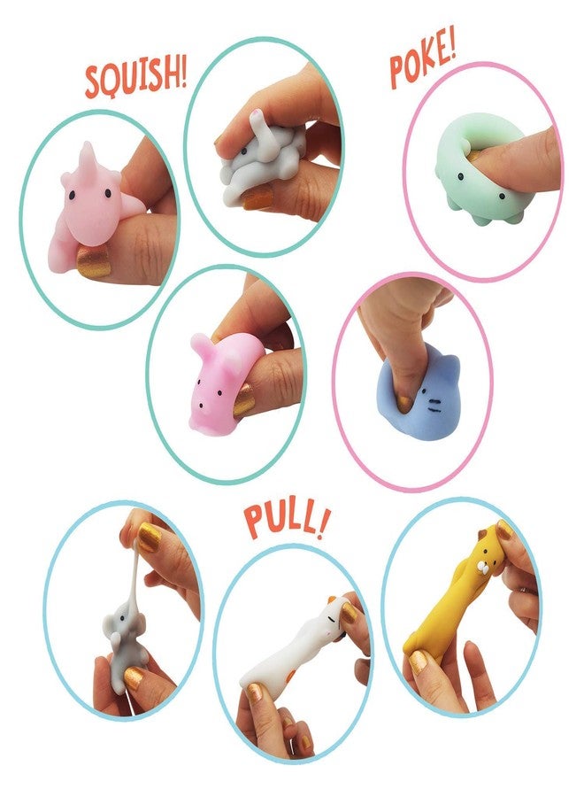 ANAB GIAB Stress Reliever Toys, 3 Pack New Kawaii Original Japan Lazy cat Mochi decompress Squishy Squeeze cat Healing Toy Mini Gifts pu Gag Toys- Multi Color - Image 3